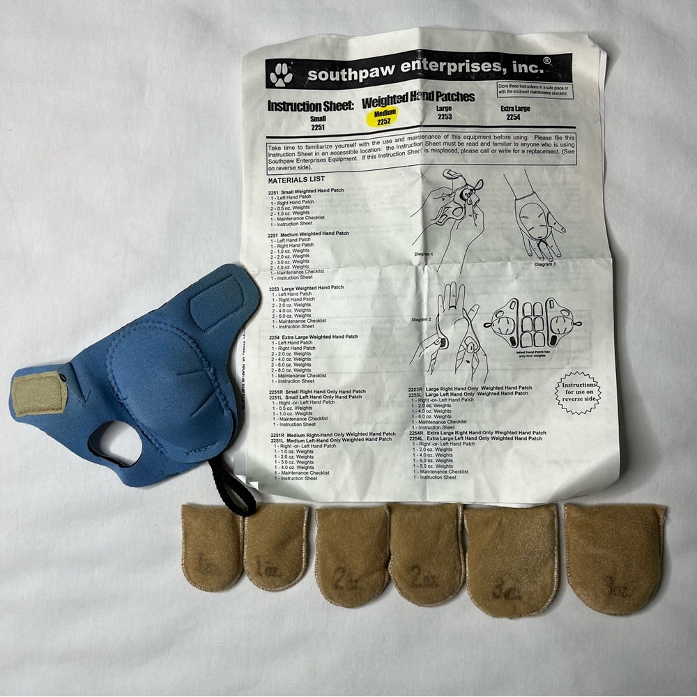 Southpaw Enterprises Weighted Hand Patches - Medium